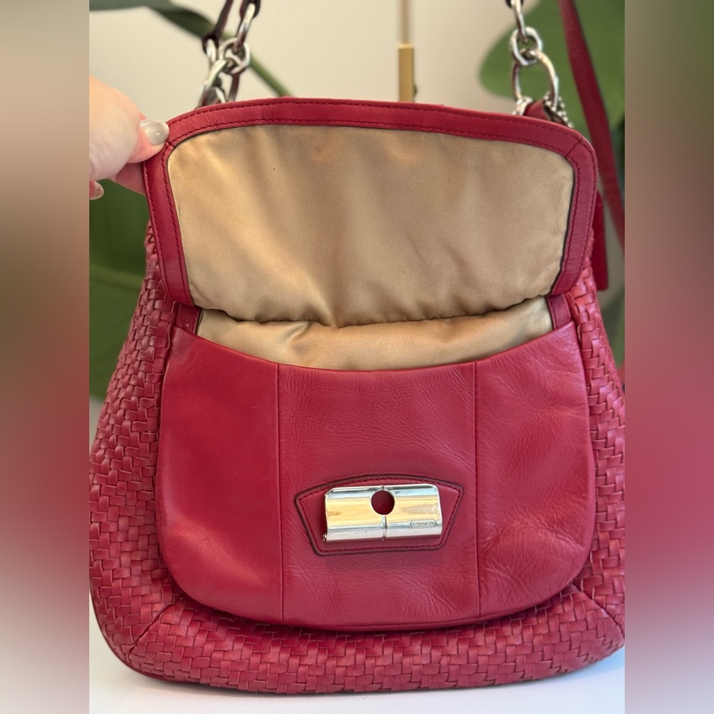 Coach ‘Kristin Woven Leather Hobo’ - Picture 5 of 13